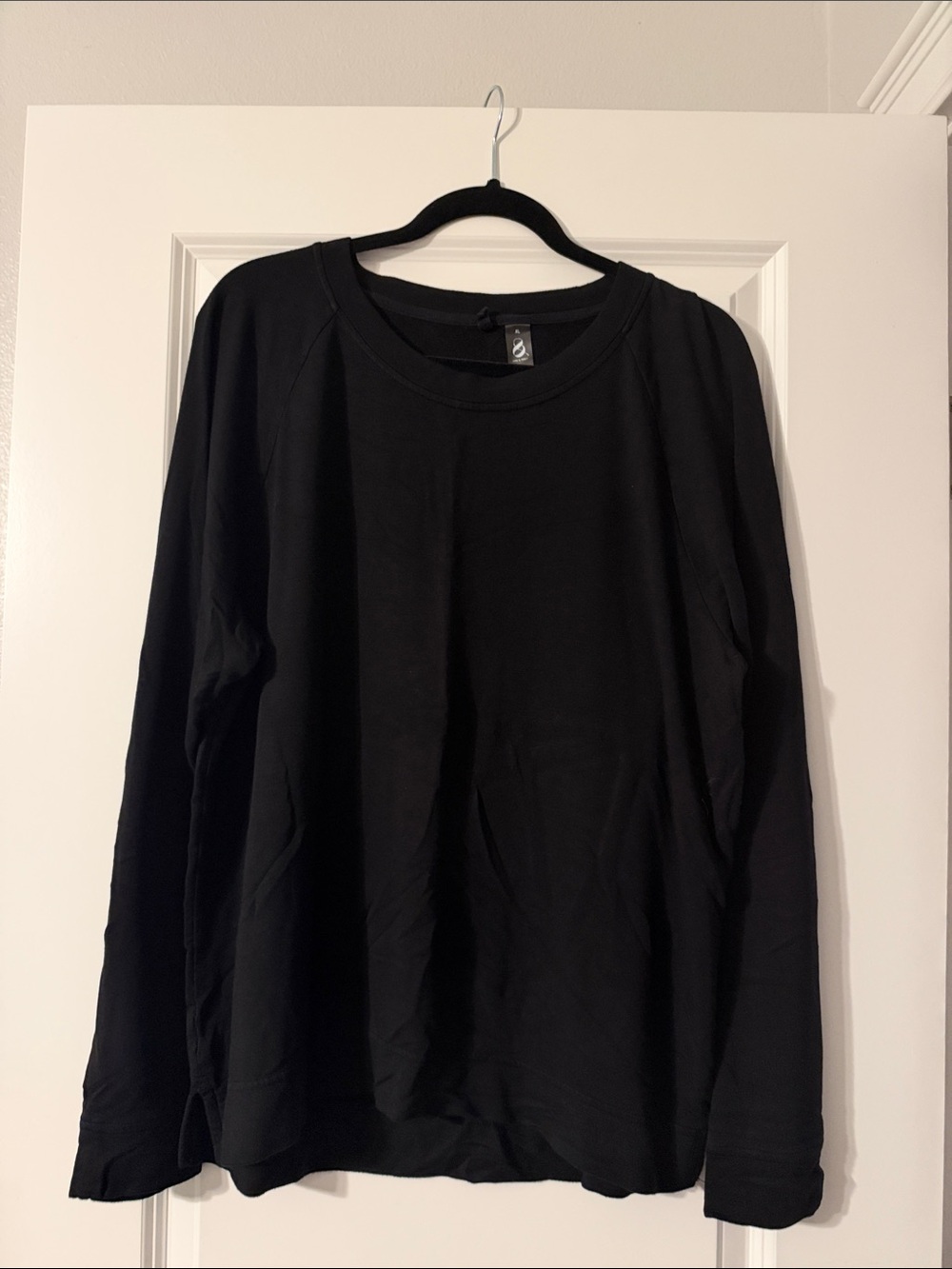 Lou & Grey Black Crewneck Sweater